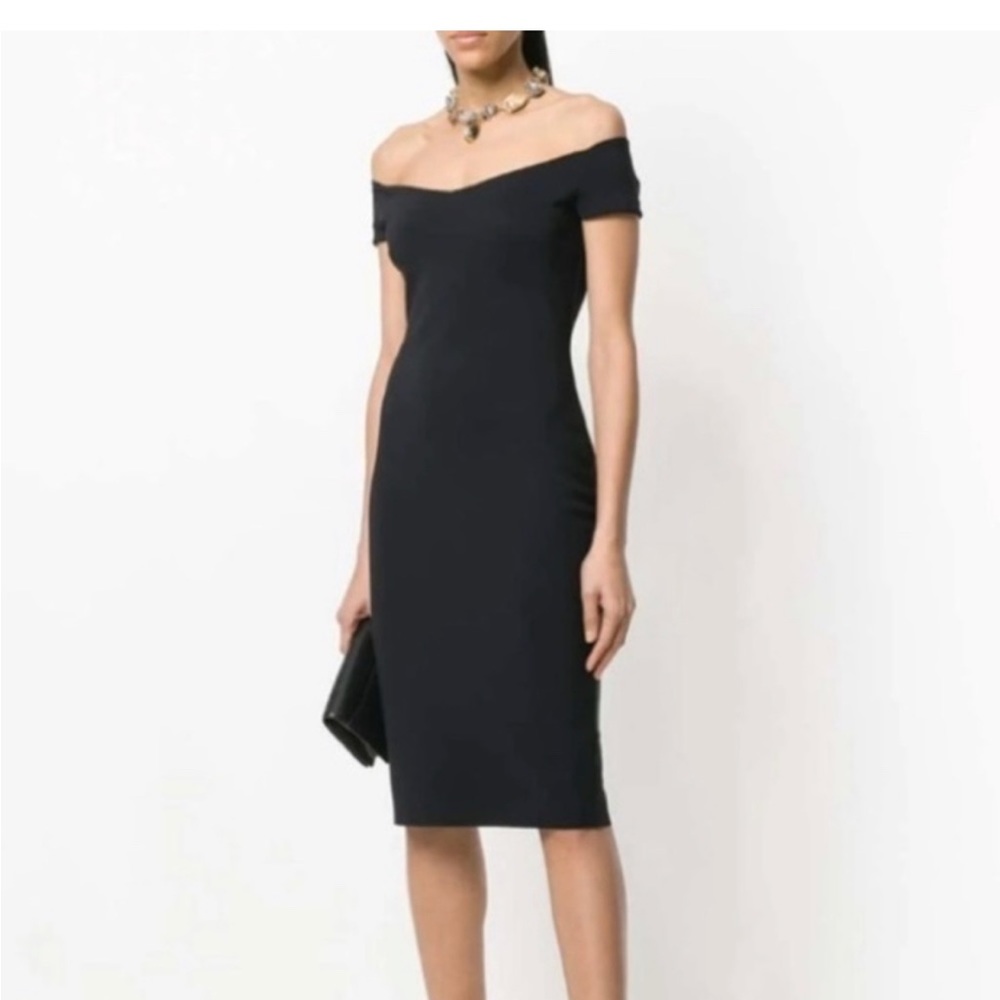 La Petite Robe Sweat-heart off shoulder dress